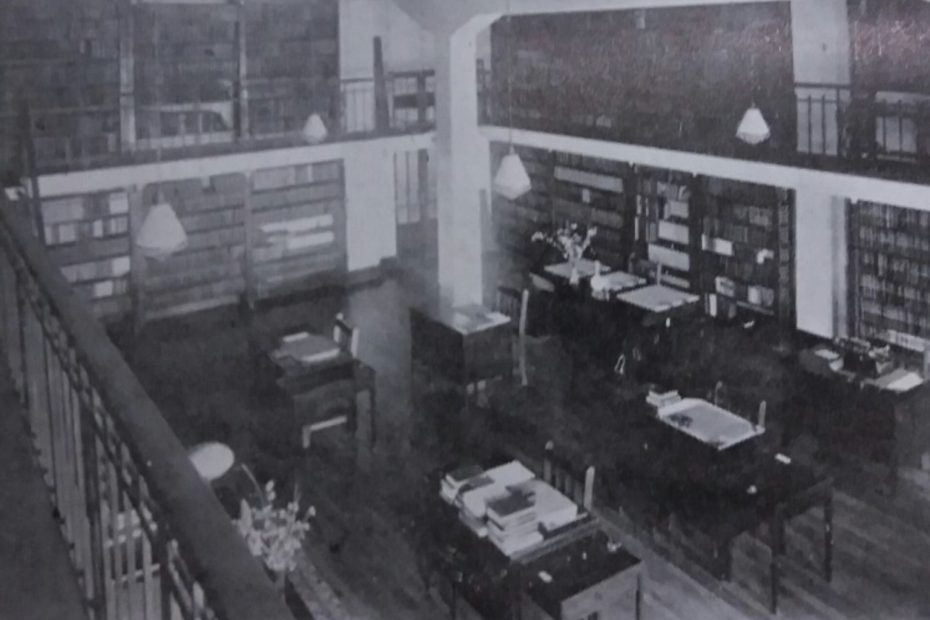 Imagen que muestra antigua Biblioteca de la Universidad de Concepción