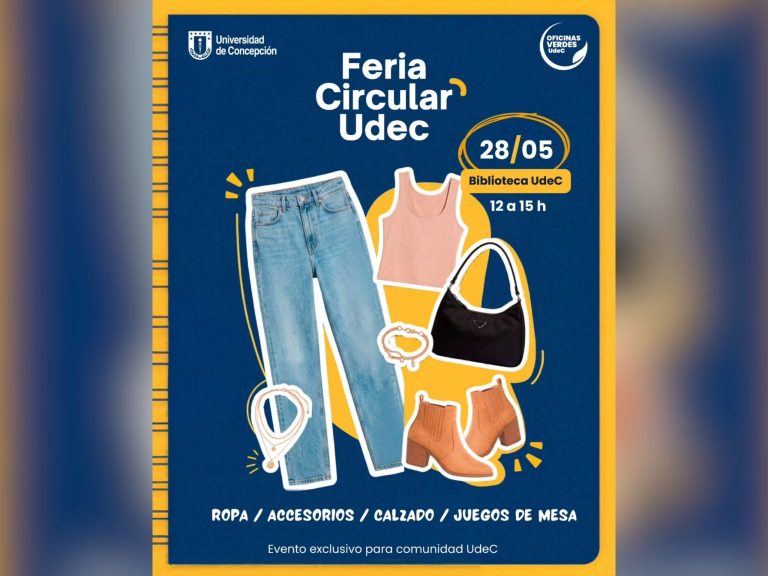 Afiche que invita a participar de la Feria Circular UdeC 2026