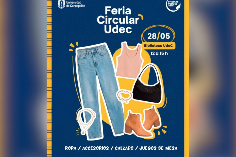 Afiche que invita a participar de la Feria Circular UdeC 2026